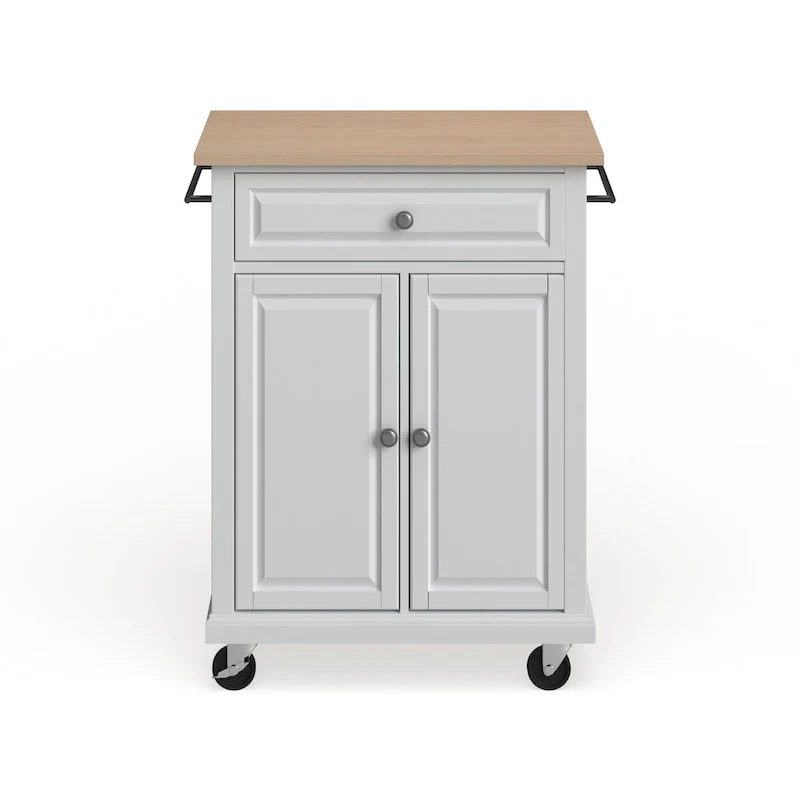 Crosley Compact Wood Top Kitchen Cart - 31W x 18D x 35.5H