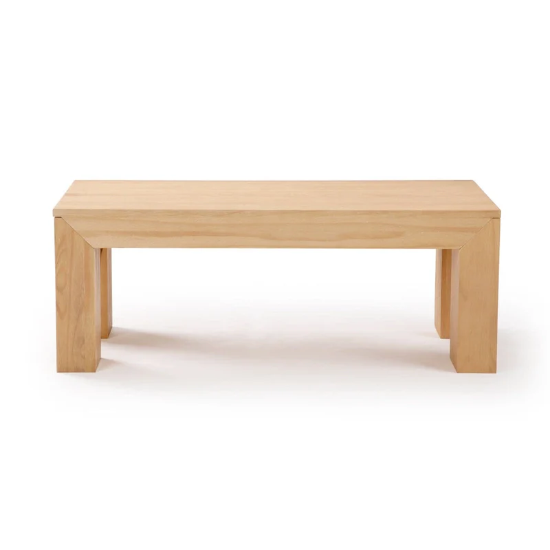 Plank and Beam Modern Rectangular Coffee Table - 40  x 20