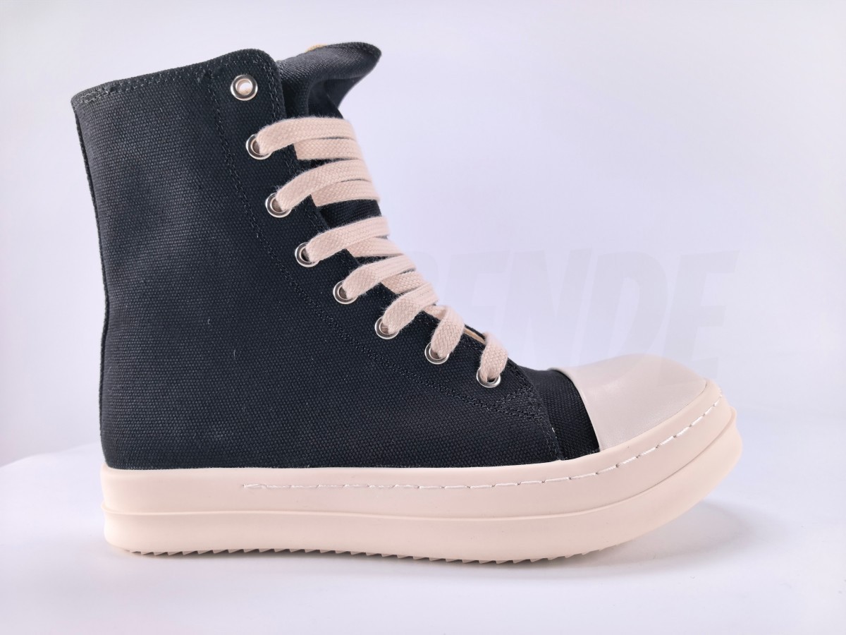 Rick Owens DRKSHDW Jumbo Puffer High Top Black - Aktrende