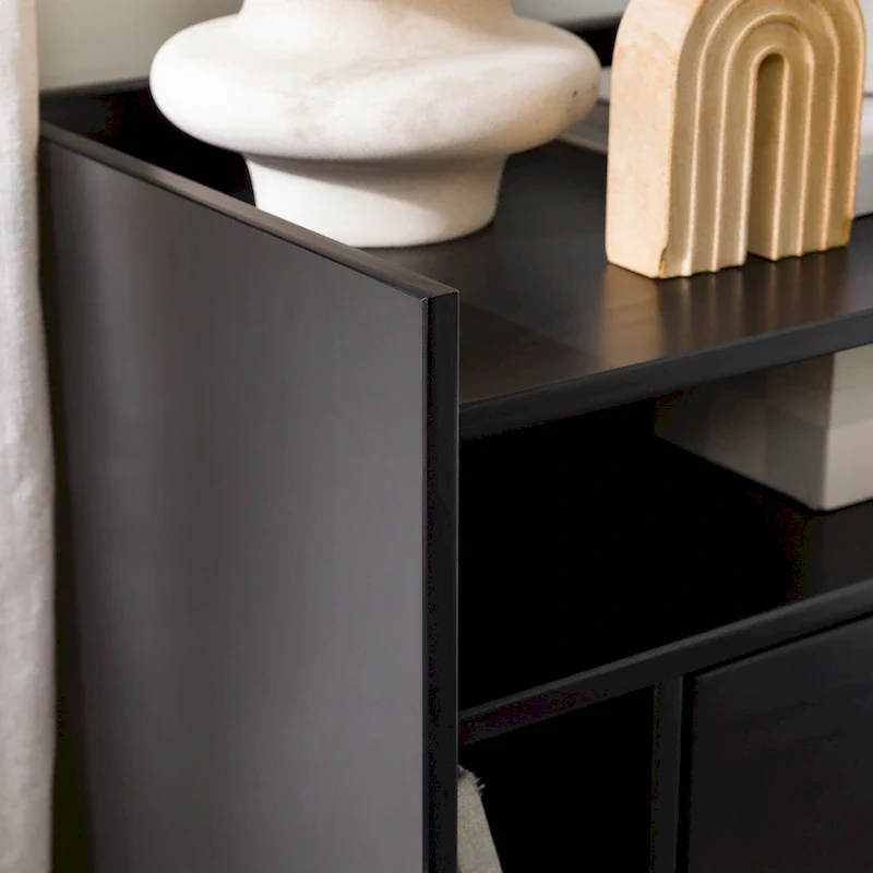 Middlebrook Modern Gallery Top Solid Wood Nightstand