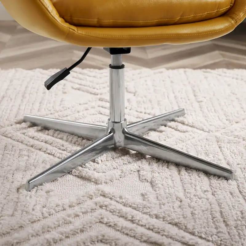 Art Leon Modern Swivel & Adjustable Home Office Accent Arm Chair