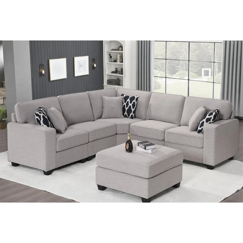 Flexible Combination Module Reversible Sectional Sofa