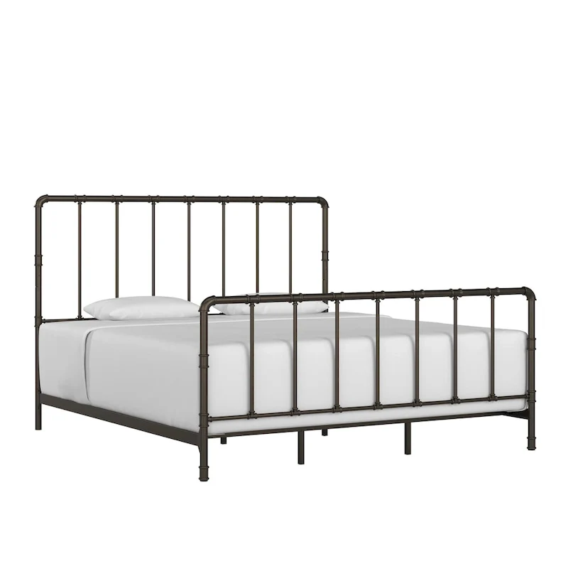 West Antique Industrial Iron Bed by iNSPIRE Q Classic