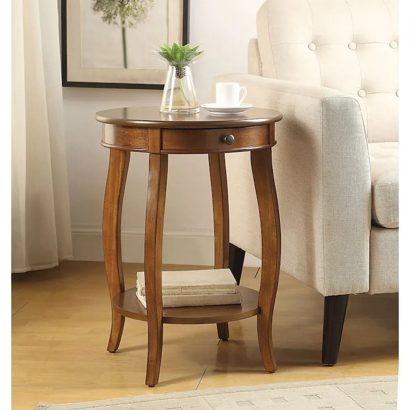 Traditional Style End Table