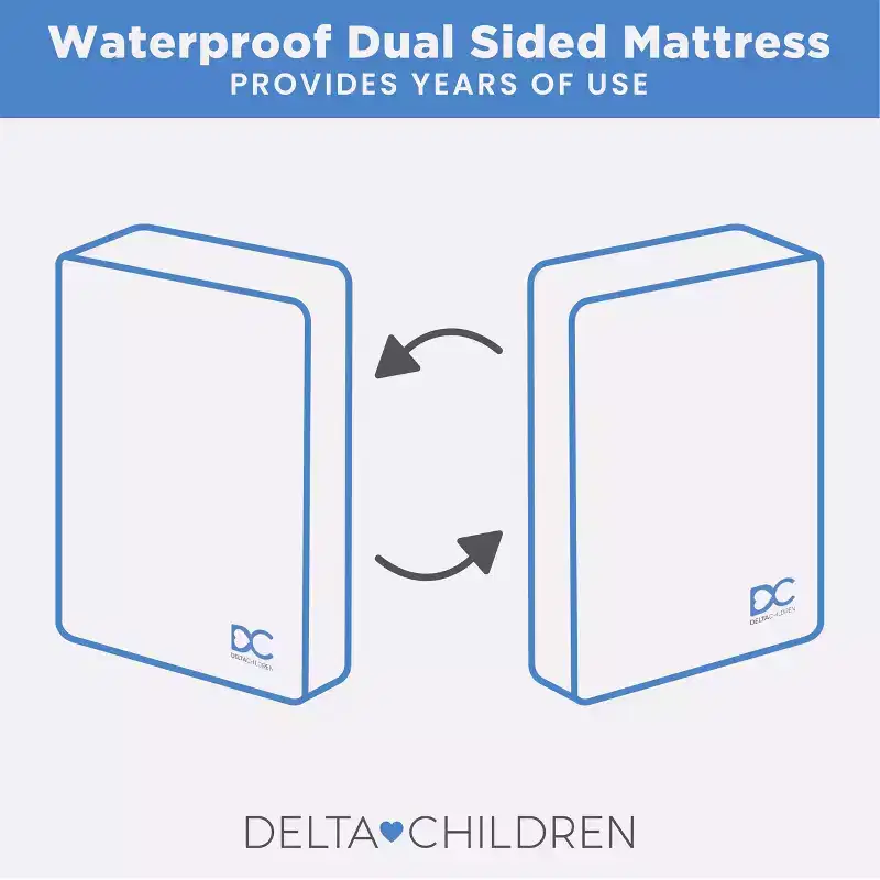 Delta Children Twinkle Stars Breathable Mini Crib Mattress