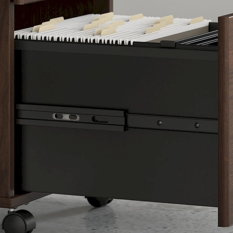 Hybrid 2 Drawer Mobile File Cabinet by Bush Business Furniture