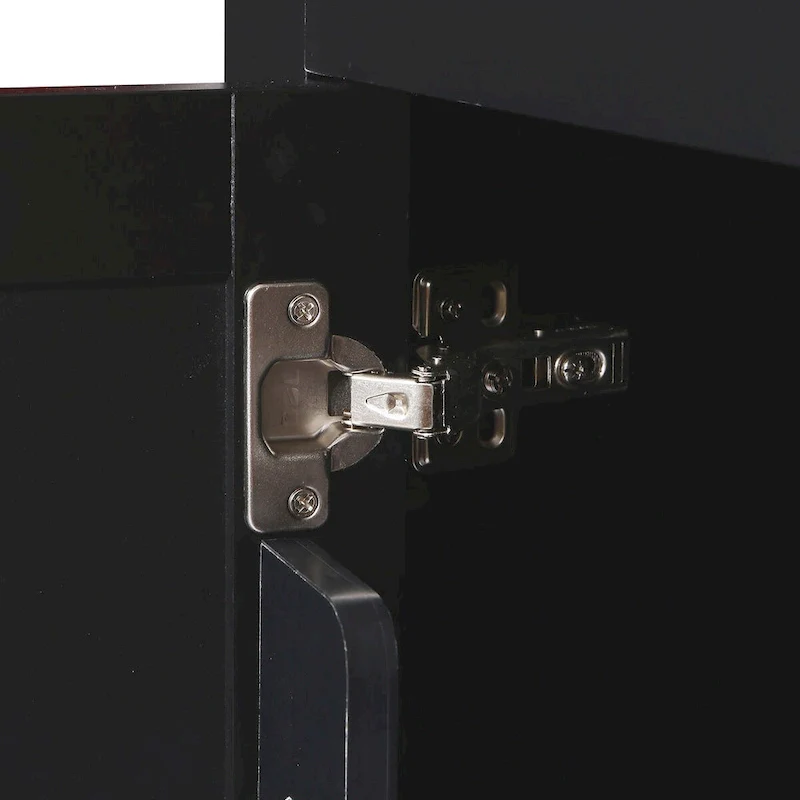 Kitchen Cart with Drop-Leaf Countertop