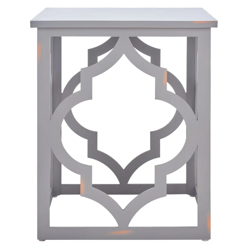 Silver Leaf End Table - 19 W x 19 D x 23 H