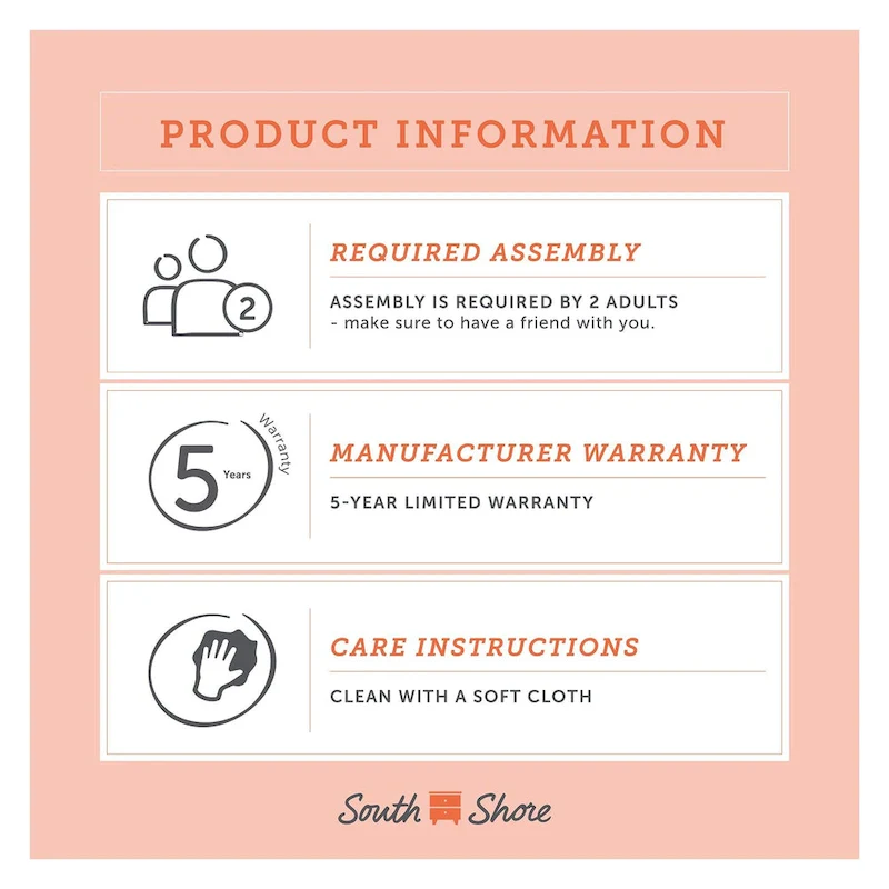 South Shore Dylane 6-Drawer Double Dresser