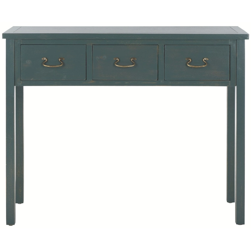 SAFAVIEH Marleine Antiqued Grey Console Table - 39.4  x 14.2  x 31.7  - 39Wx14Dx32H