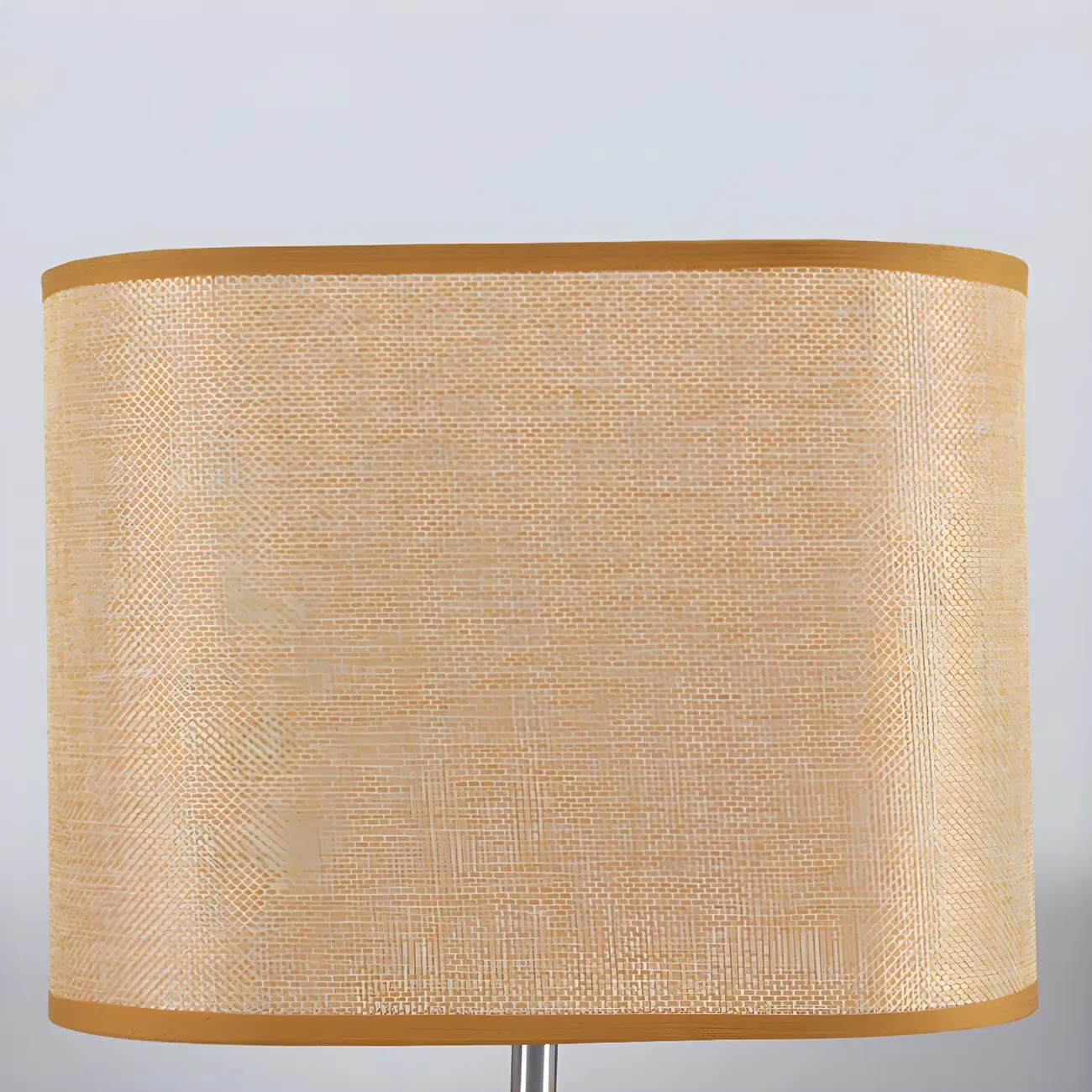 Bedside Wood LED Plug In Table Lamp in Fabric Shade