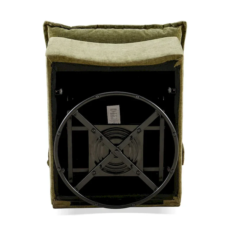 28.74  Chenille Upholstered 360 Swivel Rocking Chair