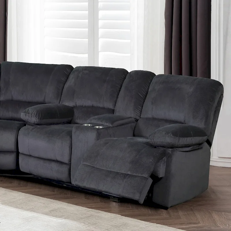 Kevin Upholstered Reclining Loveseat