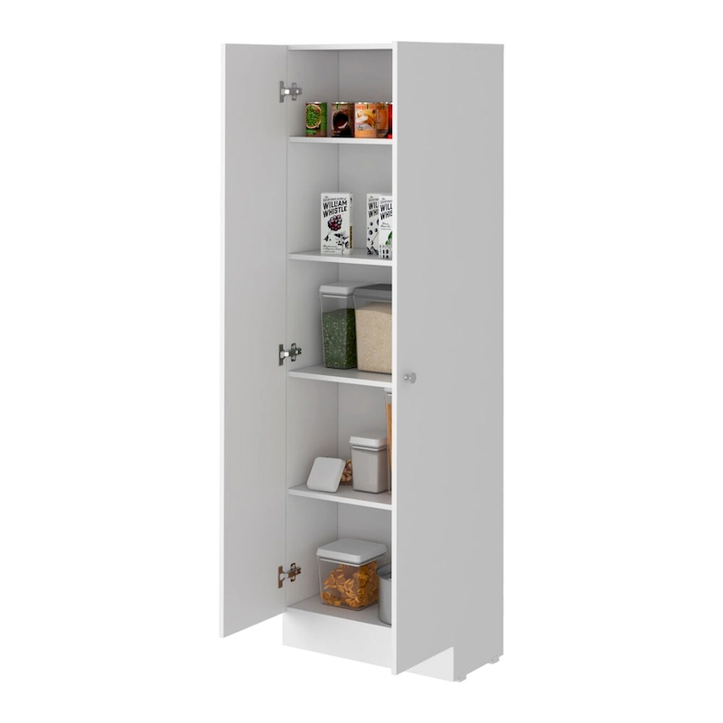 23.6 in. W x 71.1 in. H Freestanding Linen Cabinet with 5 Shelves