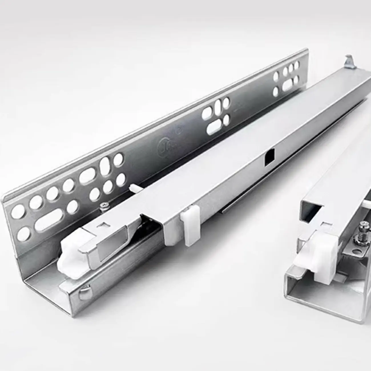 71 Modern White Stone Top TV Stand with Cable Management