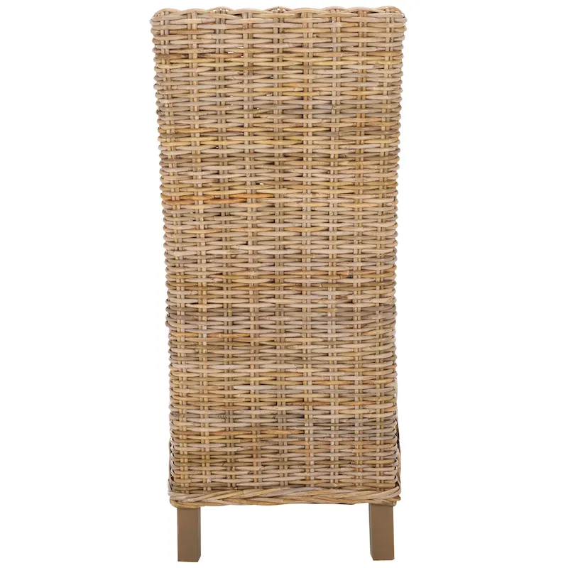 SAFAVIEH Candy Natural Wicker Dining Chair (Set of 2) - 19 W x 22 D x 41 H - 19Wx22Dx41H