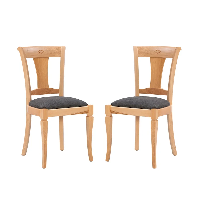 Keery Solid Wood Side Dining Chair (Set of 2)
