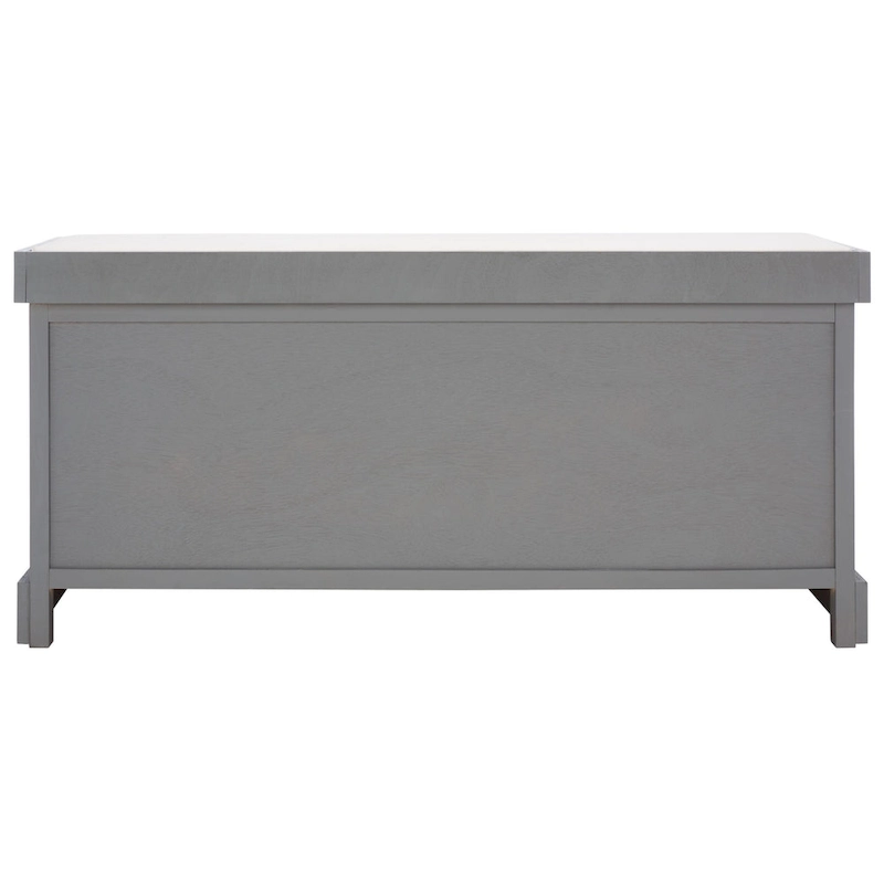 SAFAVIEH Mozella 3-Drawer Cushion Bench - 42 W x 15 D x 20 H - 42Wx15Dx20H