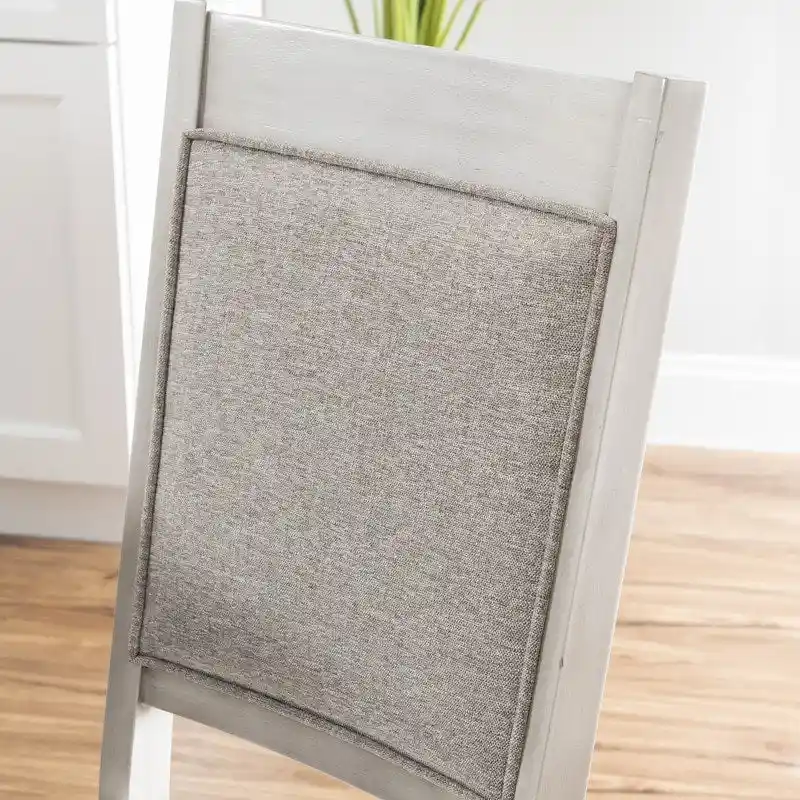 McKee 7-piece White Farmhouse Dining Set