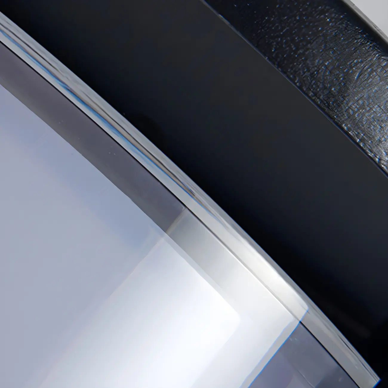 Black Metal Cylinder Wired Post Cap Light