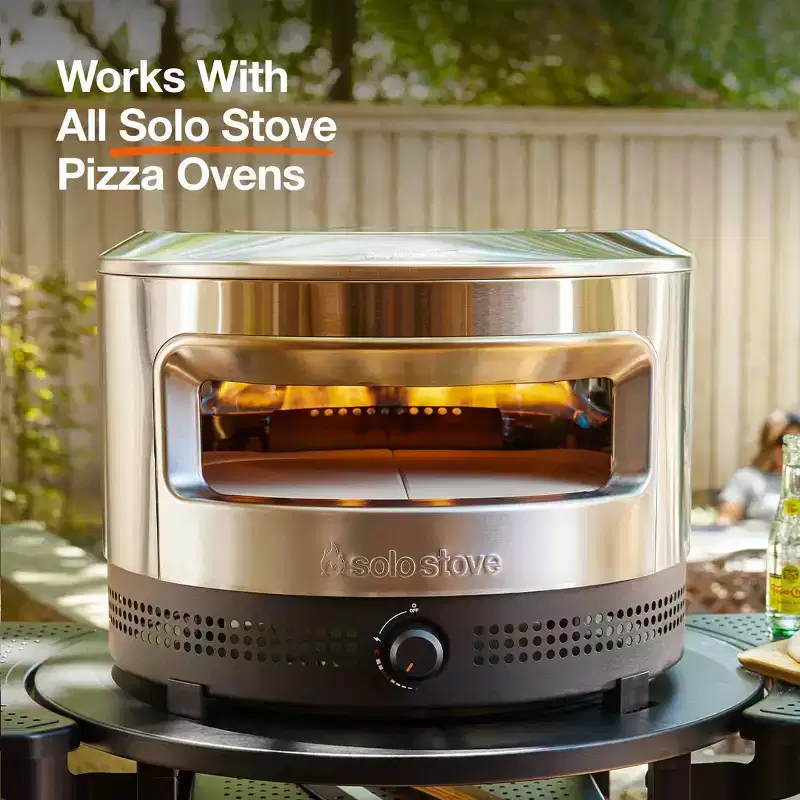 Solo Stove Pi Rocker Blade Grill Pizza Set Stainless Steel Finish