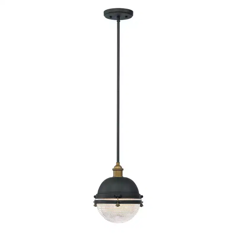 Maxim Lighting Portside 1 - Light Pendant in Oil Rubbed Bronze/Antique Brass