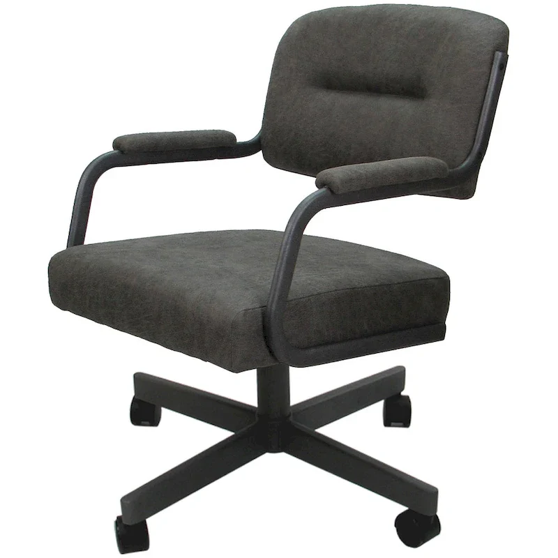 Swivel Kitchen Dining Caster Chair with Wheels - M-110 - N/A
