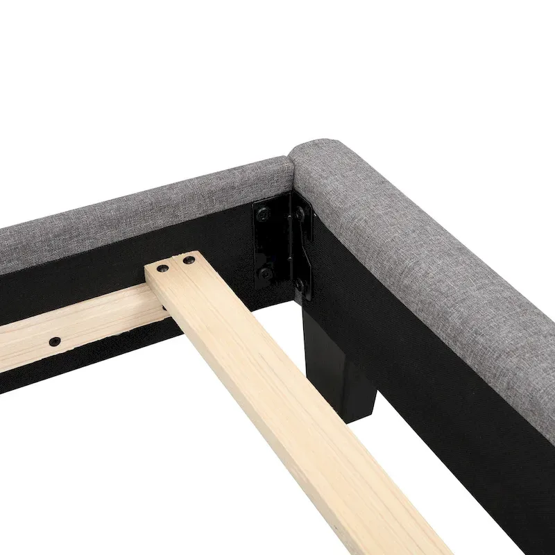 Upholstered Tufted Bed