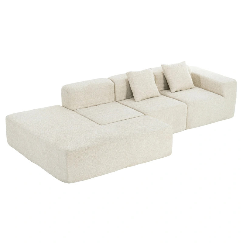 Sectional Sofa Full-compressed Sofa Couch Free-combined Sofa