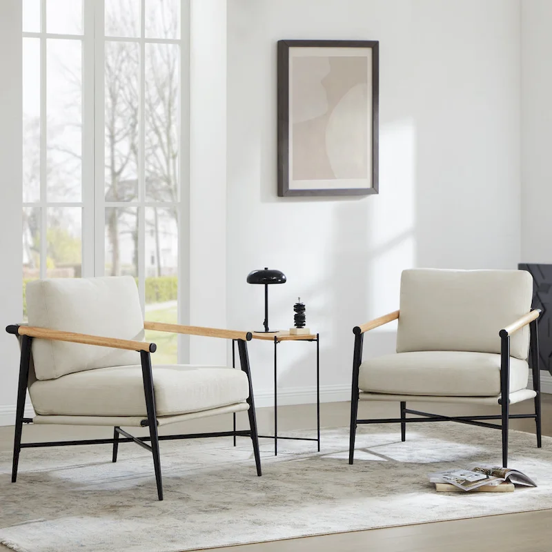 Mid Century Modern Upholstered Accent Chair