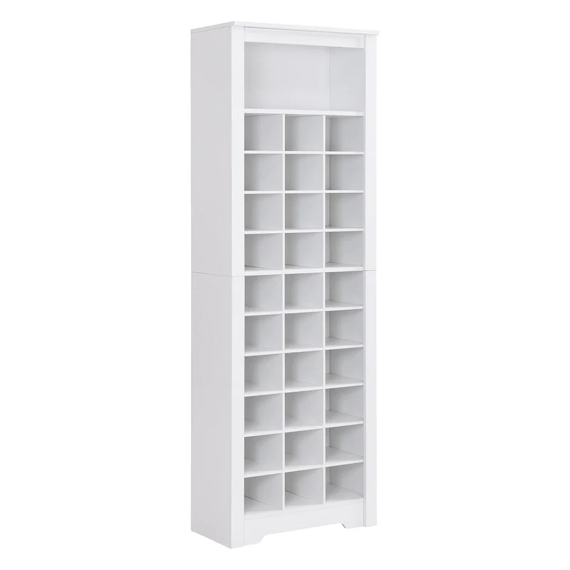 Stylish Design 30 Shoe Cubby Console
