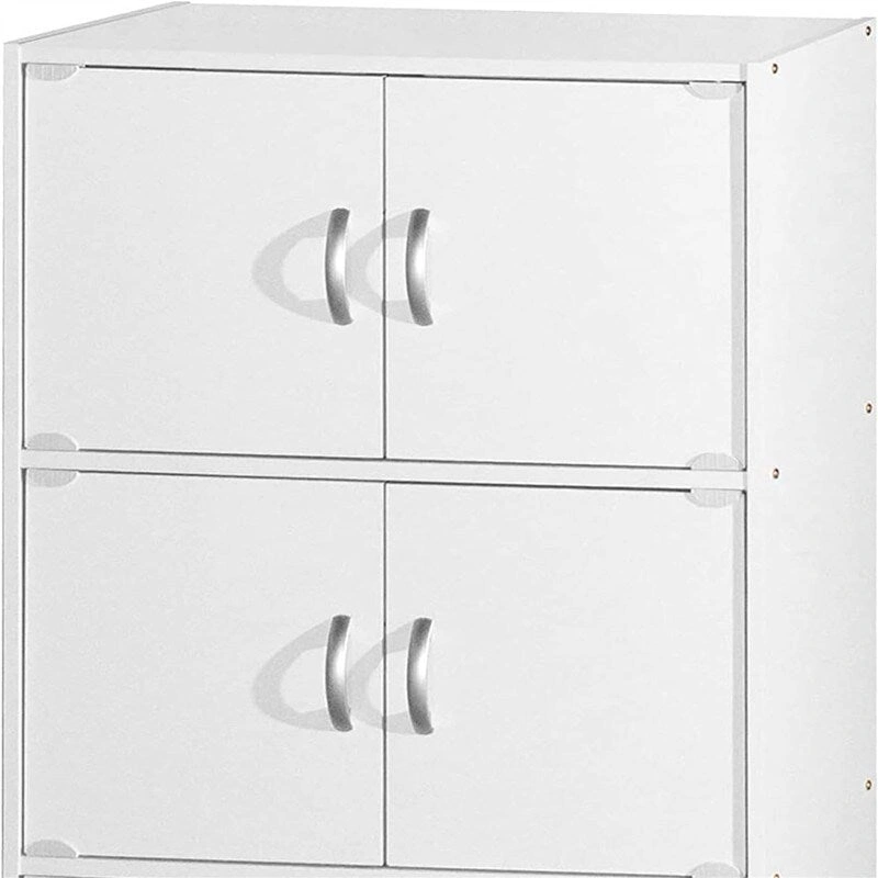 3-Shelf Bookcase Cabinet