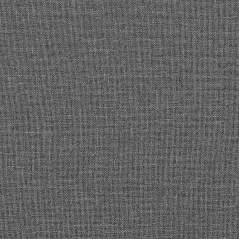 2-Seater Sofa Dark Grey Fabric (100% polyester), metal, textilene