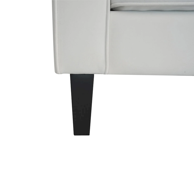 Viola Velvet Cushion 3-Seater Sofa Couch by Christopher Knight Home