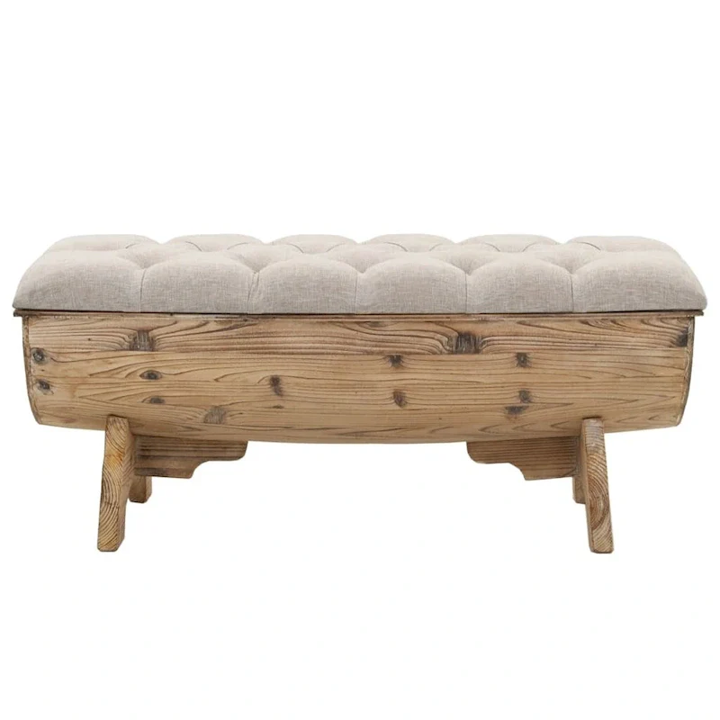 Storage Bench 40.6 Solid Wood Fir - 40.6 x 20.1 x 17.3