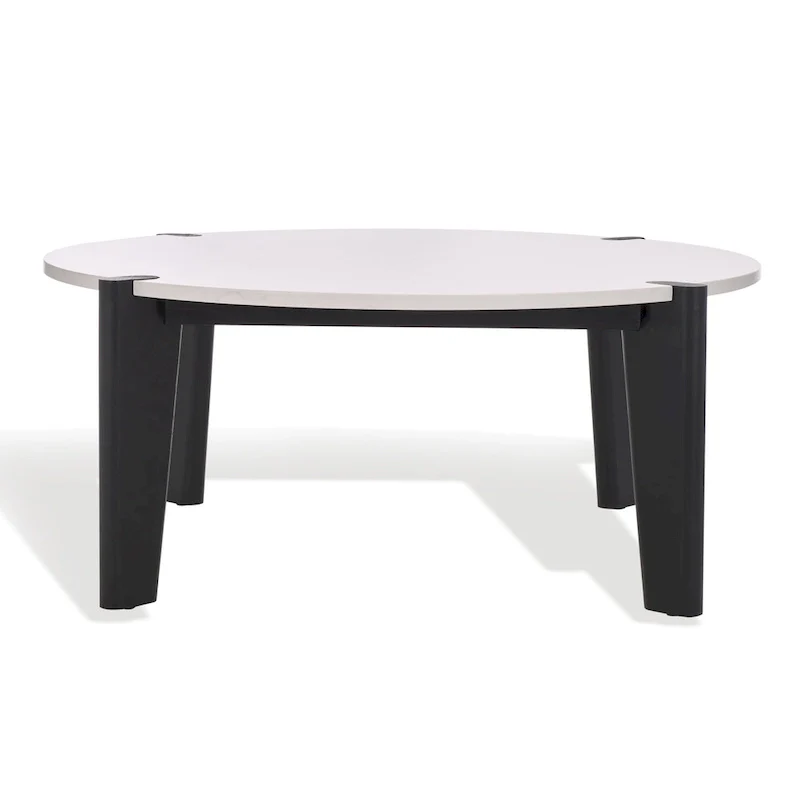 SAFAVIEH Couture Sarma Marble Top Round Coffee Table - 40 In. W x 40 In. D x 16 In. H - 40W x 40D x 16H