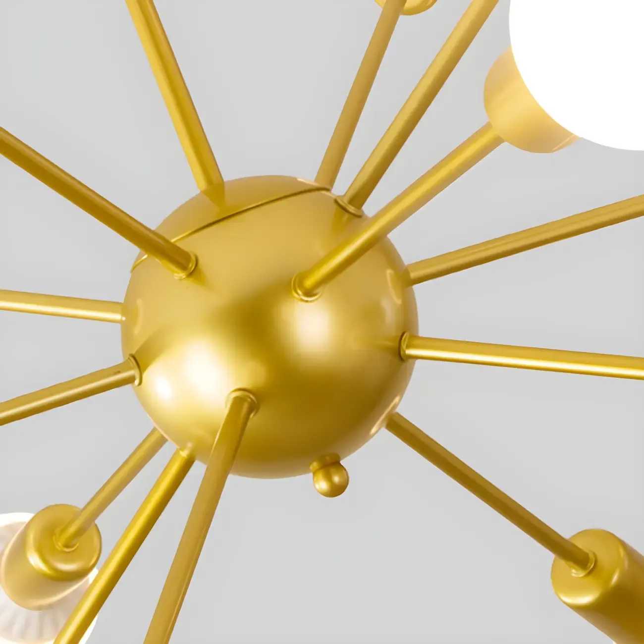 Modern LED Gold Globe Sputnik Chandelier