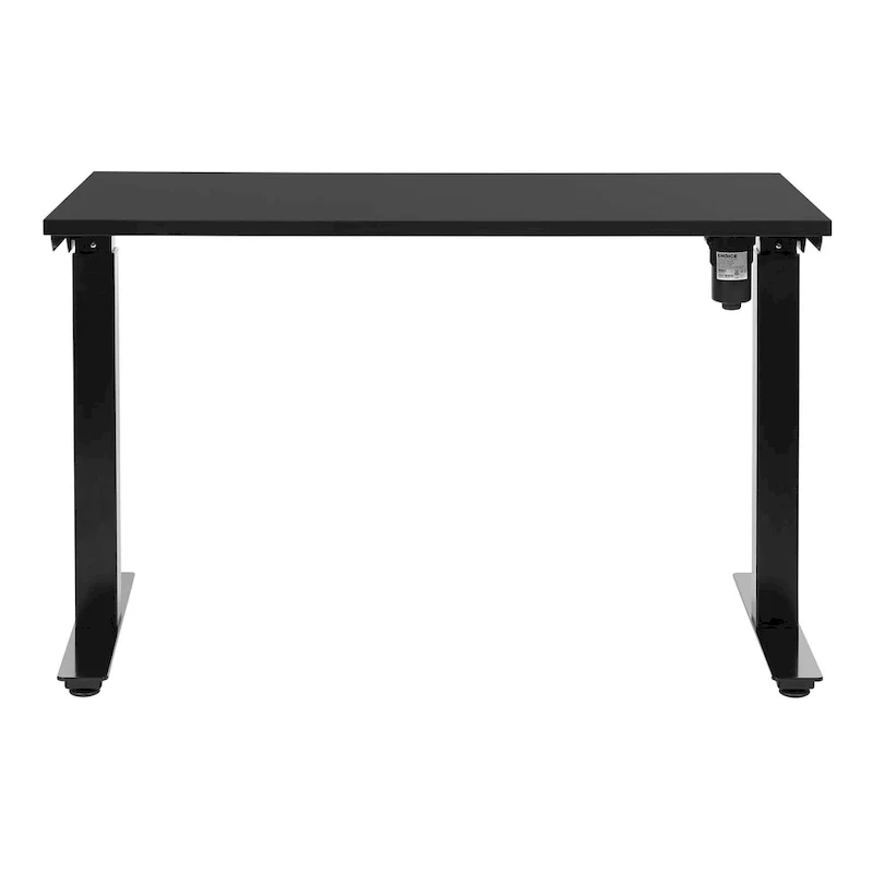 Walnut / White / Black Electric Height-Adjustable Standing Desk – Single