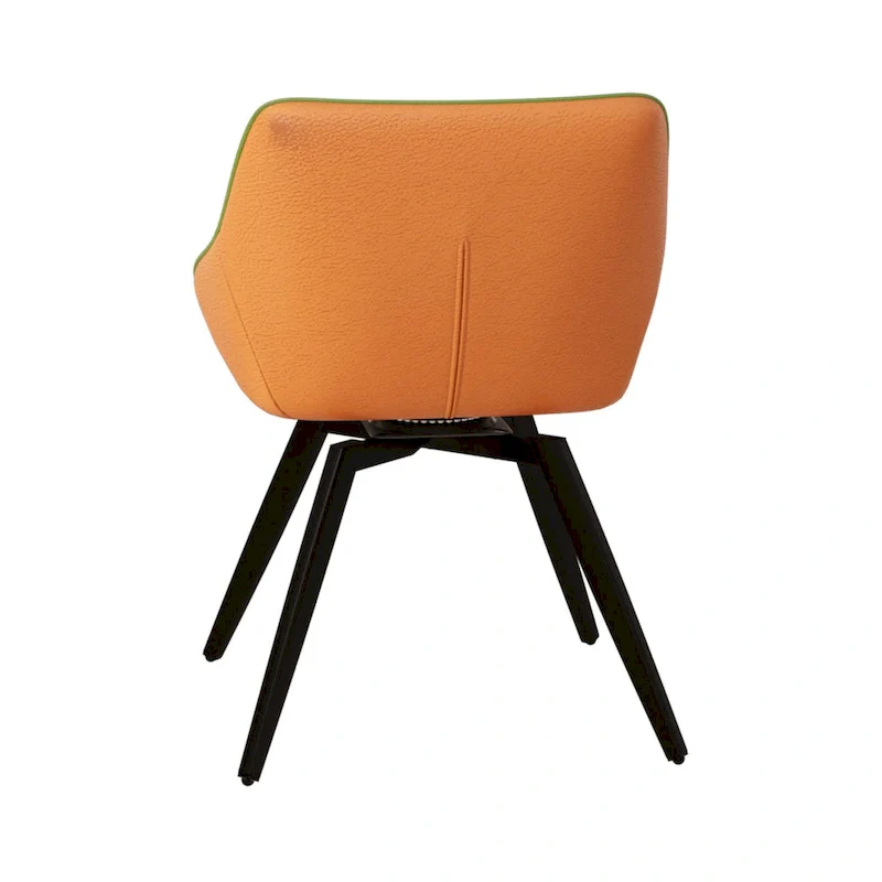 Set Of 2 Dining Chairs With Metal Legs