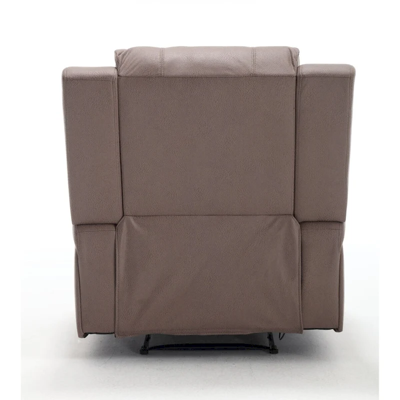 Faux Leather Recliner