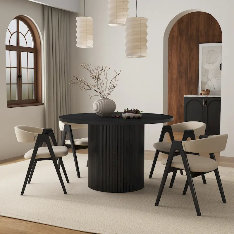 Round Pedestal Dining Table