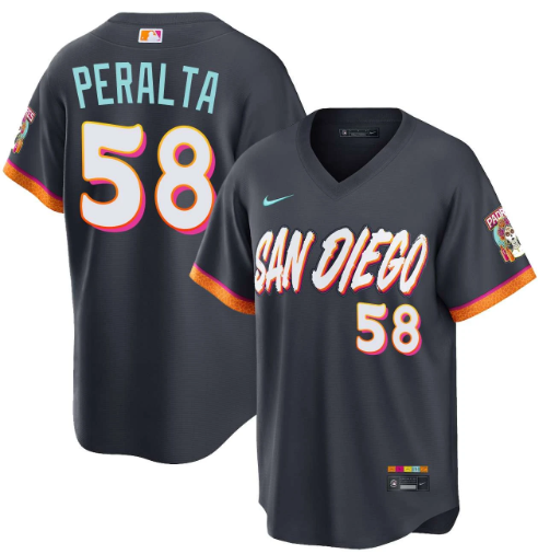 Wandy Peralta San Diego Padres City Connect Stadium Jersey