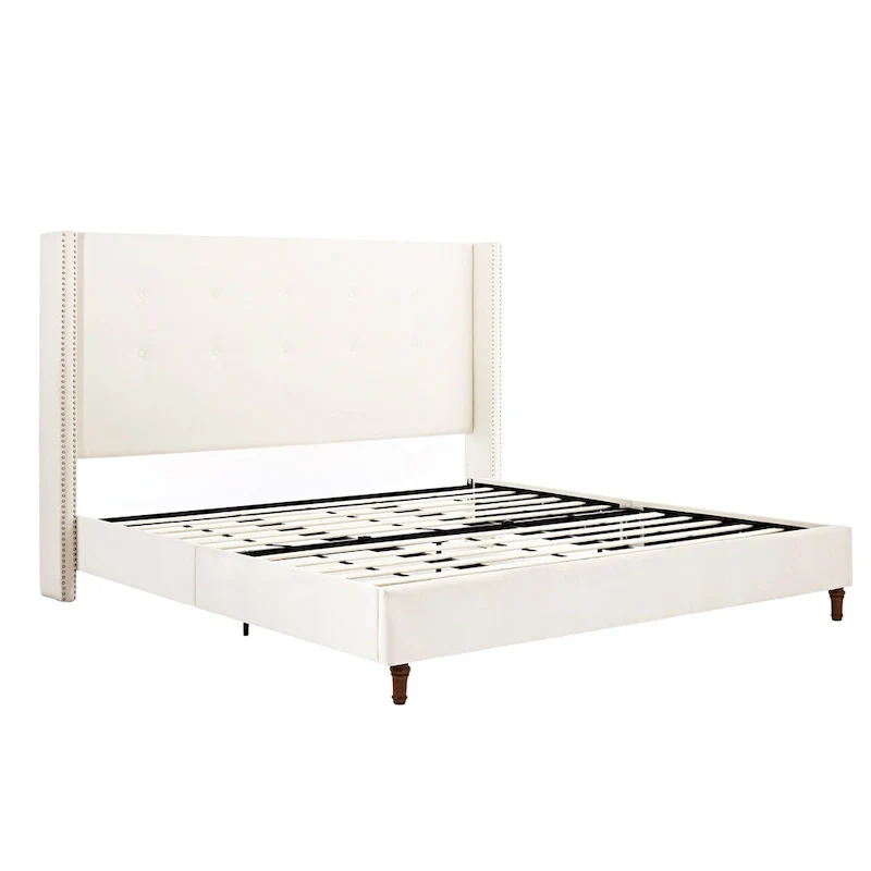 54High Headboard Peyton Upholstered King Bed