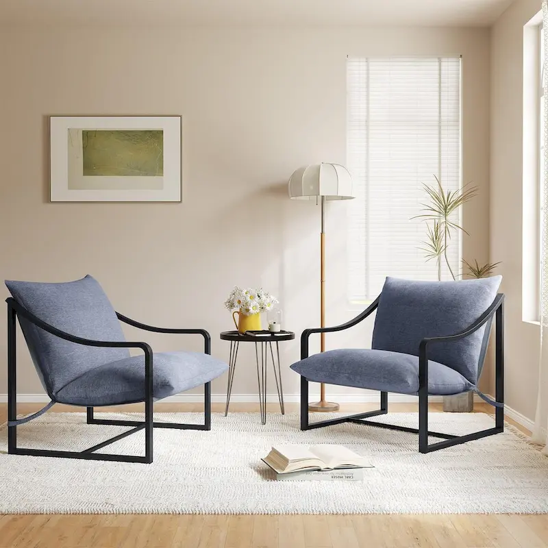 Modern Sling Accent Chair