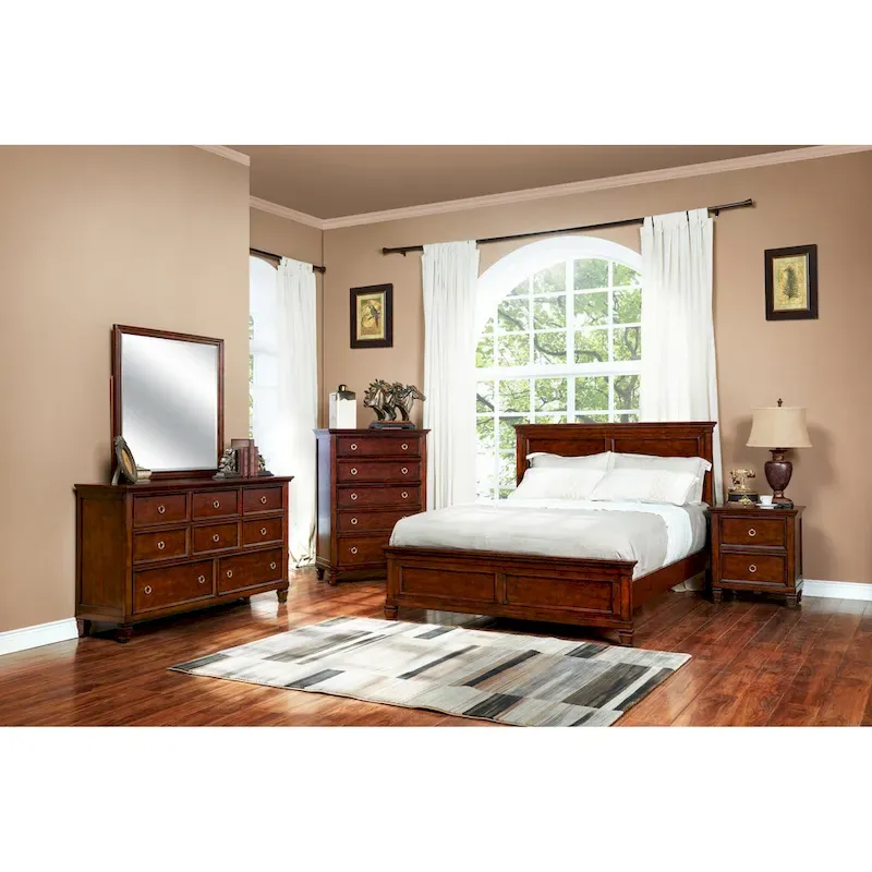 Cherry Panel Bed