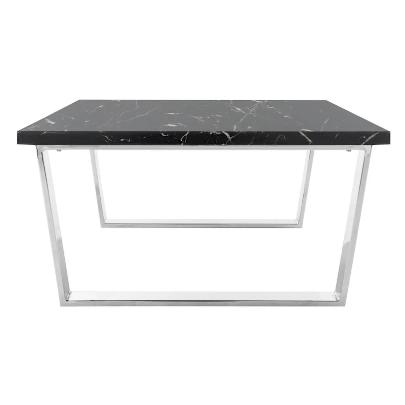SAFAVIEH Bea Black/ Brass Square Coffee Table - 31.5  x 31.5  x 15.8  - 32Wx32Dx16H