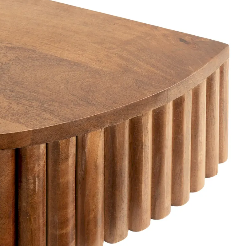 Kate and Laurel Reid Ribbed Floating Side Table