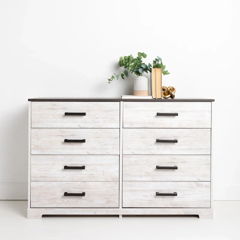Contrasting Woodgrain Chest of Drawers