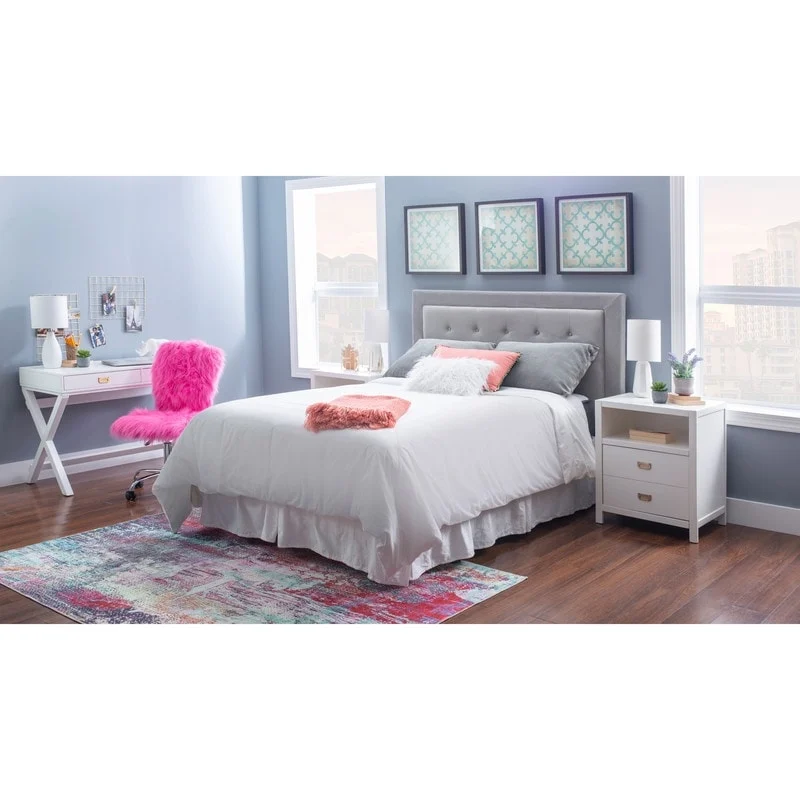 Poppy White X-base Writing Desk