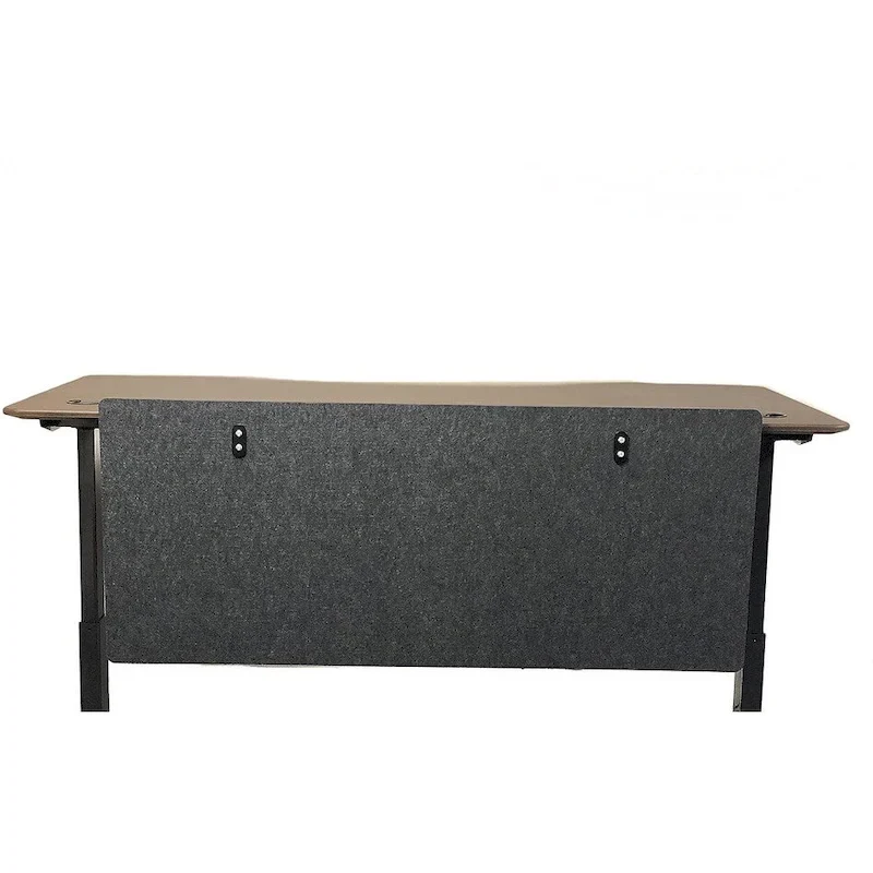 ApexDesk Artsonic 54-Inch Dual-Use Modesty Vanity Panel Divider Made of Polyester Fiber with Clamps for Standing Desk